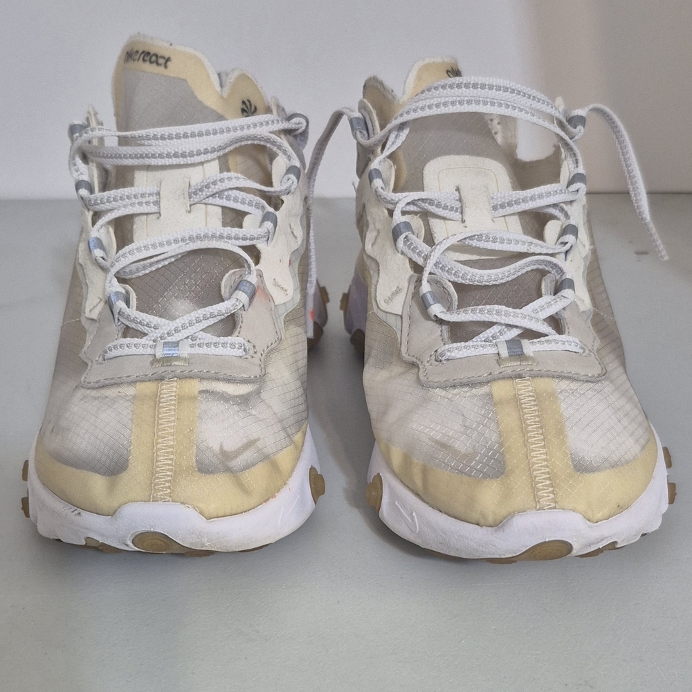 Nike React Element 55 Lightweight Runner - Cream/… - image 4